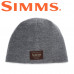 Шерстяная шапка Simms Hayward Wool Beanie Gunmetal