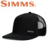 Бейсболка Simms High Crown Flatbill Black