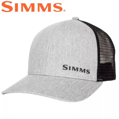 Кепка Simms ID Trucker Heather Grey