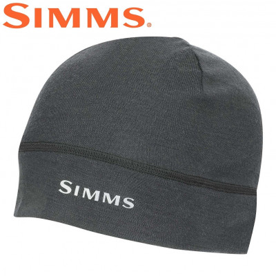 Вязанная шапка Simms Lightweight Wool Liner Beanie Carbon