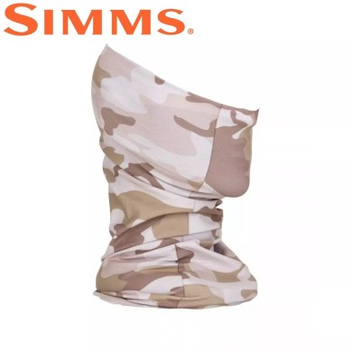 Бафф Simms Neck Gaiter Woodland Camo Sandbar