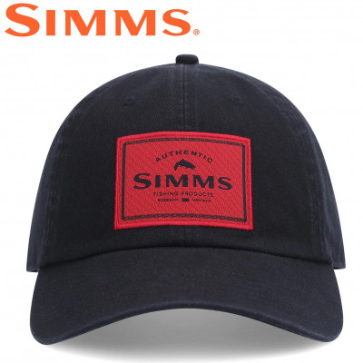 Бейсболка Simms Single Haul Cap Black Red