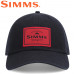 Бейсболка Simms Single Haul Cap Black Red