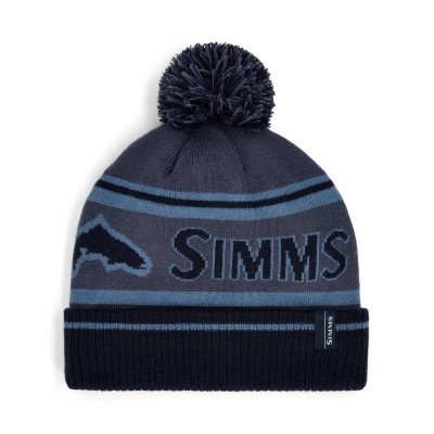 Акриловая шапка Simms Tip-Up Pom Beanie Huckleberry