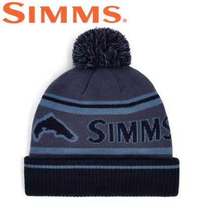 Акриловая шапка Simms Tip-Up Pom Beanie Huckleberry