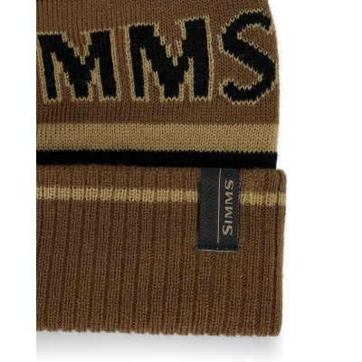 Акриловая шапка Simms Tip-Up Pom Beanie Jasper