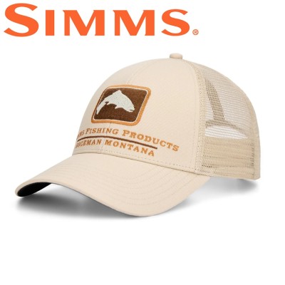 Бейсболка Simms Trout Icon Trucker Burnished Clay