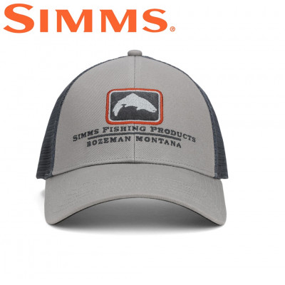 Бейсболка Simms Trout Icon Trucker Cinder