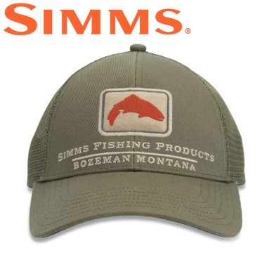 Кепка Simms Trout Icon Trucker Riffle Green