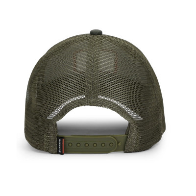 Бейсболка Simms Trout Icon Trucker Smokey Olive