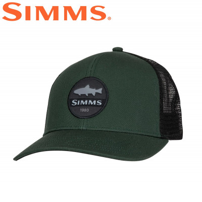 Бейсболка Simms Trout Patch Trucker Foliage