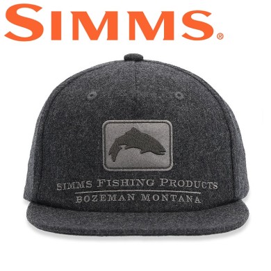 Кепка Simms Wool Trout Icon Cap Graphite