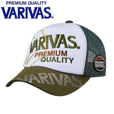 Бейсболка Varivas Half Mesh Cap VAC-71 Olive