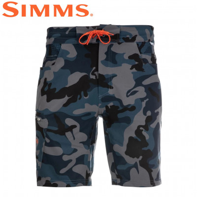 Летние шорты Simms Seamount Board Shorts Woodland Camo Storm