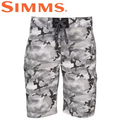 Шорты Simms Tumunu Board Short Print Hex Flo Camo Steel