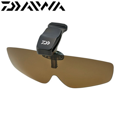 Солнцезащитные очки с креплением для кепки Daiwa DQ-8037 4Curve Brown