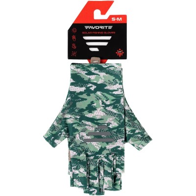 Перчатки спиннинговые Favorite Solar Fishing Gloves 5 Cut Green Перчатки спиннинговые Favorite Solar Fishing Gloves 5 Cut Green