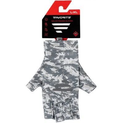 Перчатки спиннинговые Favorite Solar Fishing Gloves 5 Cut Grey