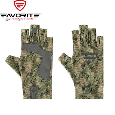 Перчатки Favorite Solar Fishing Gloves 5 Cut Khaki