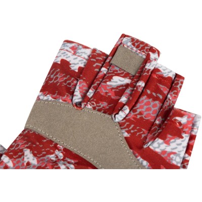 Перчатки спиннинговые Favorite Solar Fishing Gloves 5 Cut Red