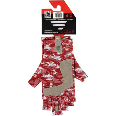 Перчатки спиннинговые Favorite Solar Fishing Gloves 5 Cut Red