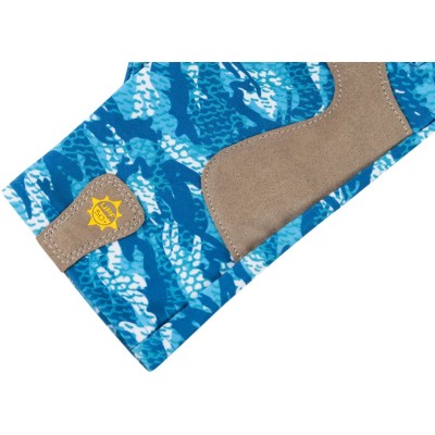 Перчатки спиннинговые Favorite Solar Fishing Gloves 5 Cut White/Blue