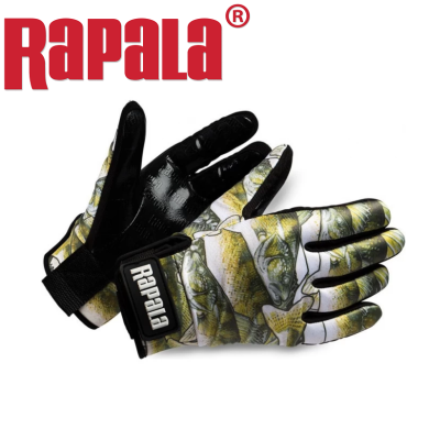 Перчатки Rapala Stretch Grip Camo Перчатки Rapala Stretch Grip Camo