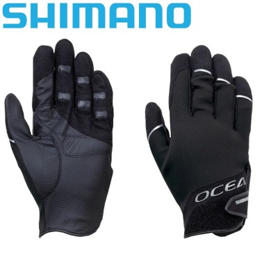 Перчатки Shimano 3D Stretch Chloroprene Gloves чёрные