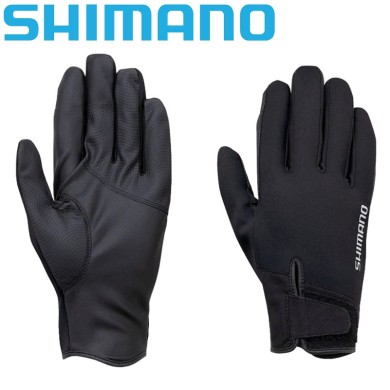 Перчатки Shimano Pearl Fit 3 Cover Gloves чёрные Перчатки Shimano Pearl Fit 3 Cover Gloves чёрные