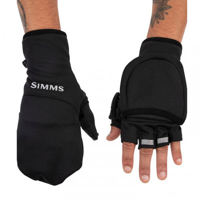 Перчатки-варежки Simms Freestone Foldover Mitt Black