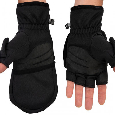 Перчатки-варежки Simms Freestone Foldover Mitt Black