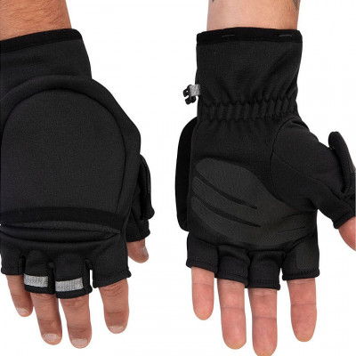 Перчатки-варежки Simms Freestone Foldover Mitt Black