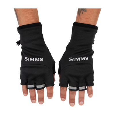 Перчатки беспалые Simms Freestone Half Finger Black