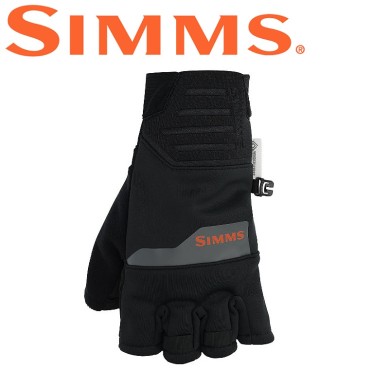 Перчатки Simms Windstopper Half Finger Glove Black Перчатки Simms Windstopper Half Finger Glove Black