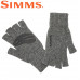 Беспалые перчатки Simms Wool Half Finger Glove Steel