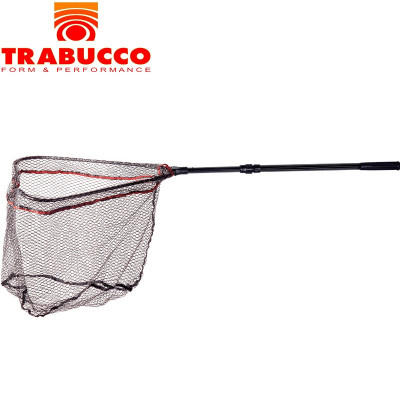 Подсак Trabucco Top Range Pro Rubber Landing Net длина 1,5м двухчастный