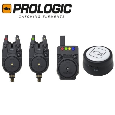 Набор электронных сигнализаторов с ресивером Prologic C-Series Pro Alarm Set 2+1+1 Red Green