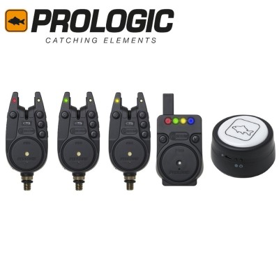 Набор электронных сигнализаторов с ресивером Prologic C-Series Pro Alarm Set 3+1+1 Red Green Yellow