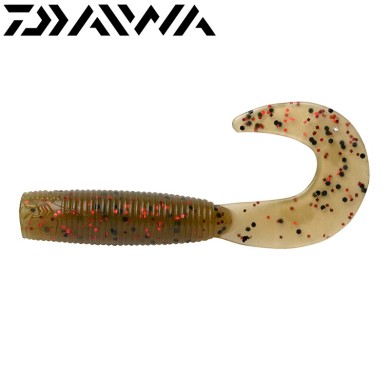 Силикон Daiwa Bait Junkie 2.5" Grub длина 65мм цвет #UV Mud Blood