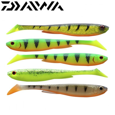 Набор силиконовых приманок Daiwa Prorex Slim Shady Flash Set длина 75мм вес 3,3гр #Color Mix 2