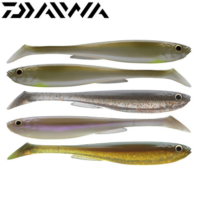 Набор силиконовых приманок Daiwa Prorex Slim Shady Nature Set длина 75мм вес 3,3гр #Color Mix 1