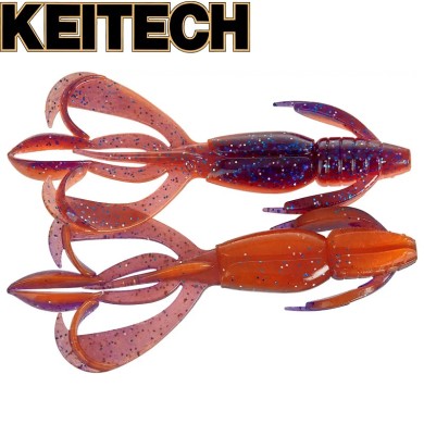 Силикон Keitech Crazy Flapper 3.6" длина 90мм цвет #09 Violet Fire Силикон Keitech Crazy Flapper 3.6" длина 90мм цвет #09 Violet Fire
