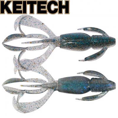 Силиконовая приманка Keitech Crazy Flapper 2.8" длина 70мм цвет #22 Electric Silver Shiner