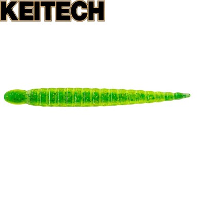 Силикон Keitech Custom Leech 3" длина 75мм цвет #424 Lime Chartreuse Силикон Keitech Custom Leech 3" длина 75мм цвет #424 Lime Chartreuse