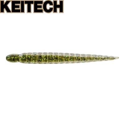 Силикон Keitech Custom Leech 3" длина 75мм цвет #474 Electric Baby Bass