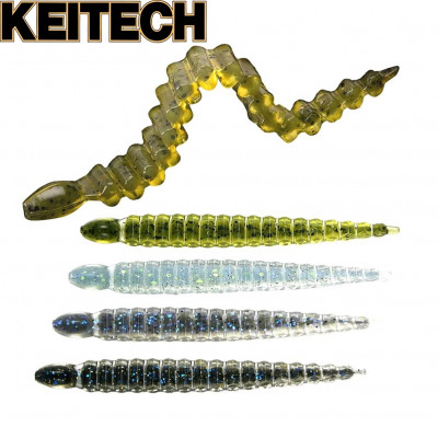 Силиконовая приманка Keitech Custom Leech 3" длина 75мм