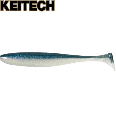 Силикон Keitech Easy Shiner 5" длина 125мм цвет #22 Electric Silver Shiner