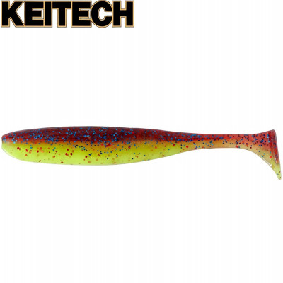 Силиконовая приманка Keitech Easy Shiner 2" длина 50мм цвет #15 Grape Chart Red Flake