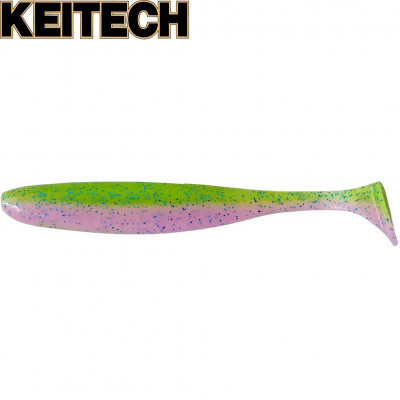 Силиконовая приманка Keitech Easy Shiner 3" длина 75мм цвет #16 Cotton Candy Blue Flake