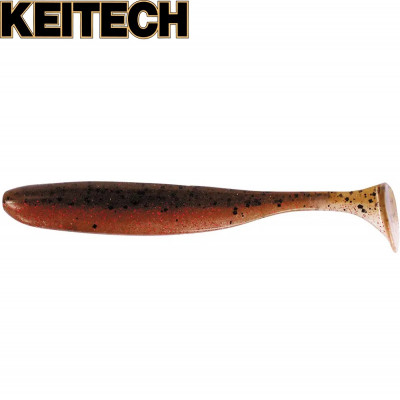 Силиконовая приманка Keitech Easy Shiner 3" длина 75мм цвет #404 Red Crawdad